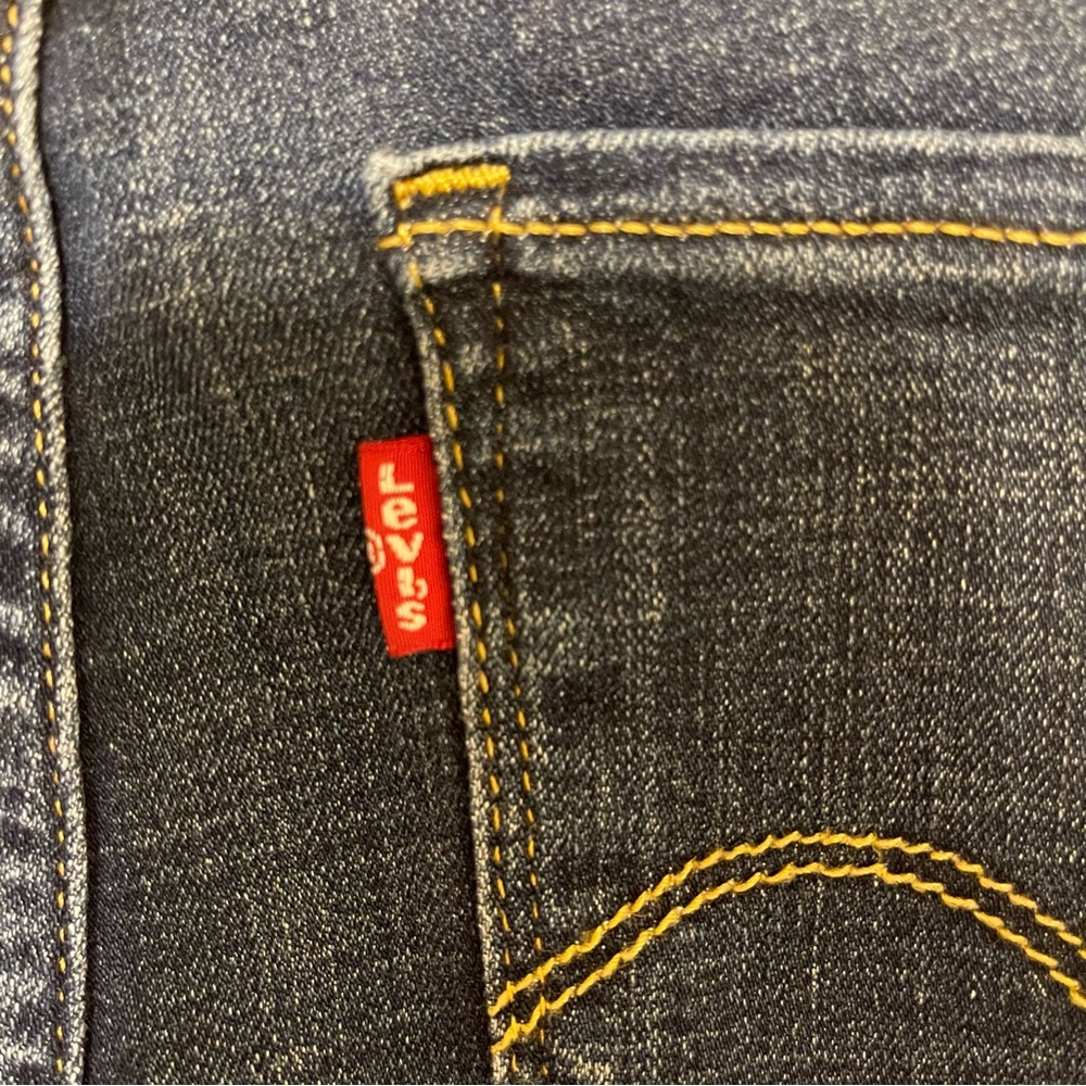 Levi's 721 Women’s 14 (34) Classic Dark Indigo Wash High Rise Skinny Jeans - Picture 3 of 9